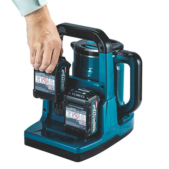 Makita Kettle Cordless 40V KT001GZ Portable 0.8L Anti Spill Lock Body Only - Image 2