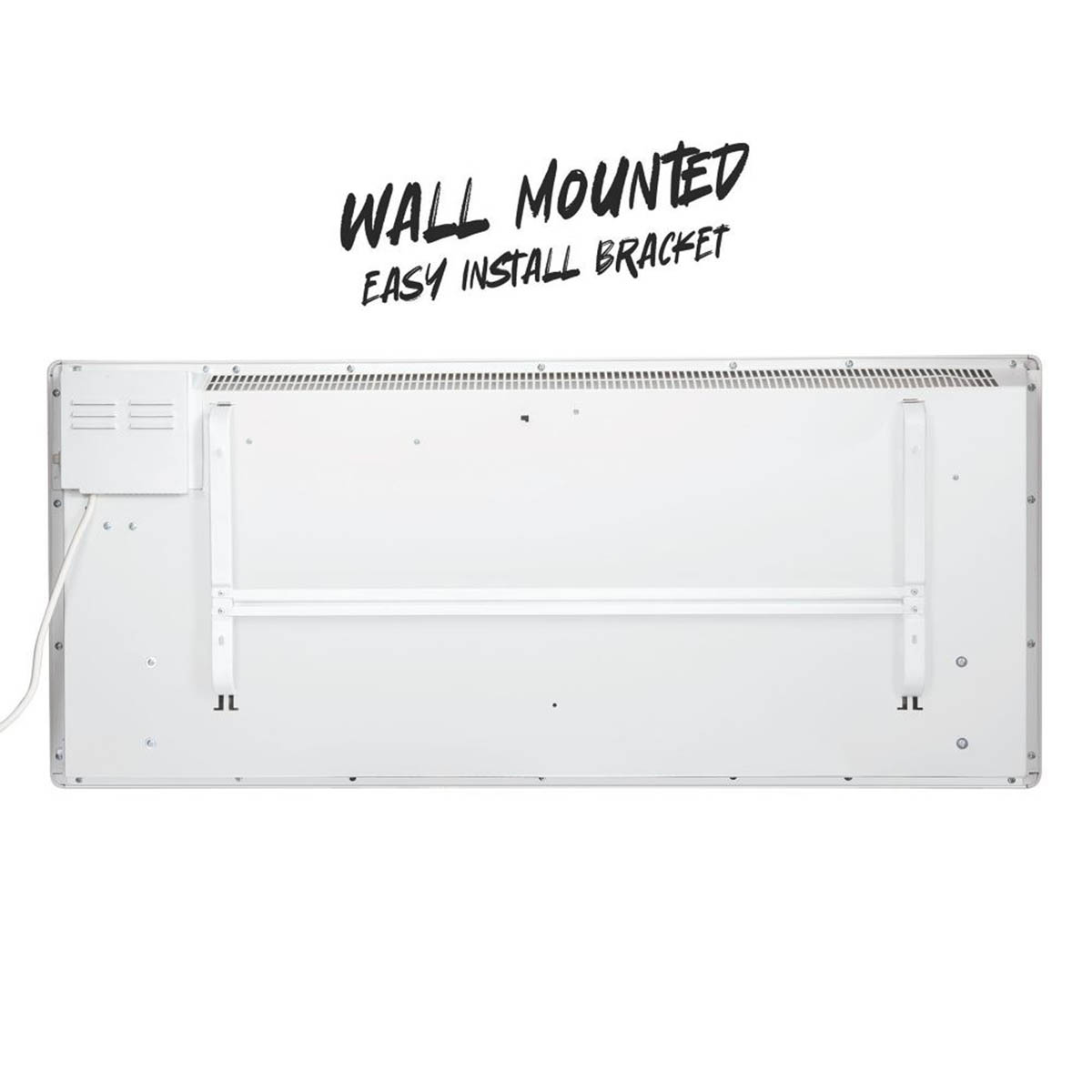 TCP  2000W Electric Wall-Mounted Convection Panel Heater White - Image 5