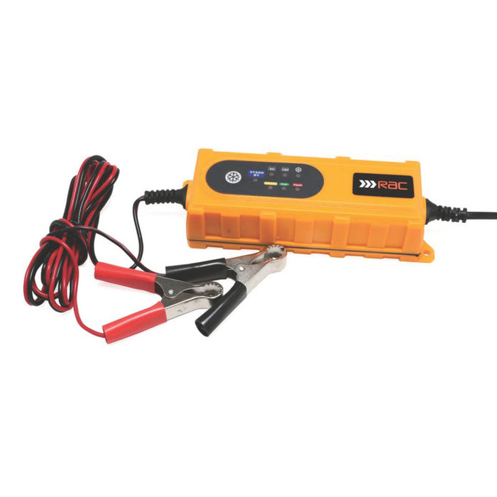 RAC Car Smart Battery Charger RAC-HP239 Intelligent 0.8-4A LED Indicator 6 / 12V - Image 2