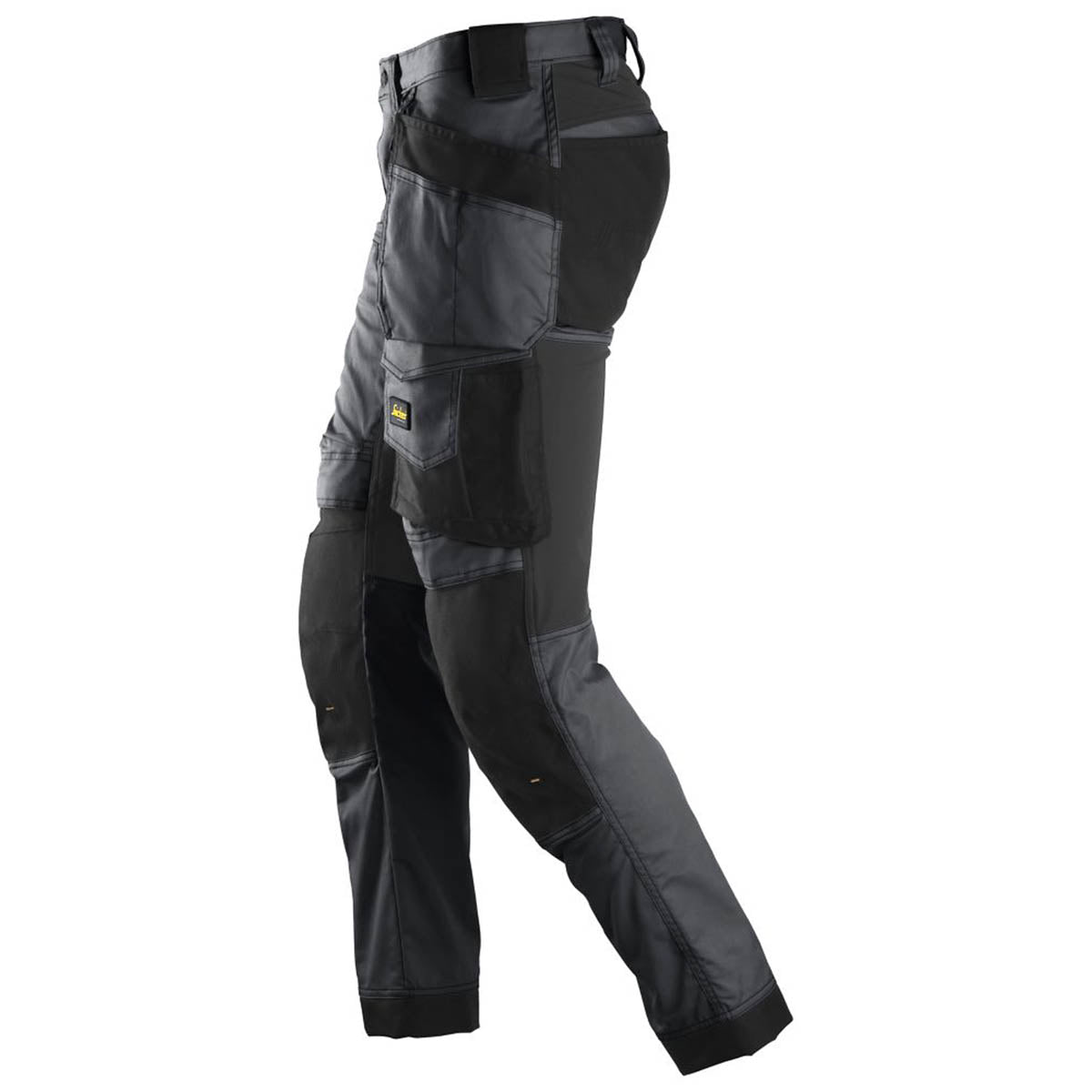 Snickers Work Trousers Mens Slim Fit Stretch Grey Black Multi Pockets 30W 30L - Image 4