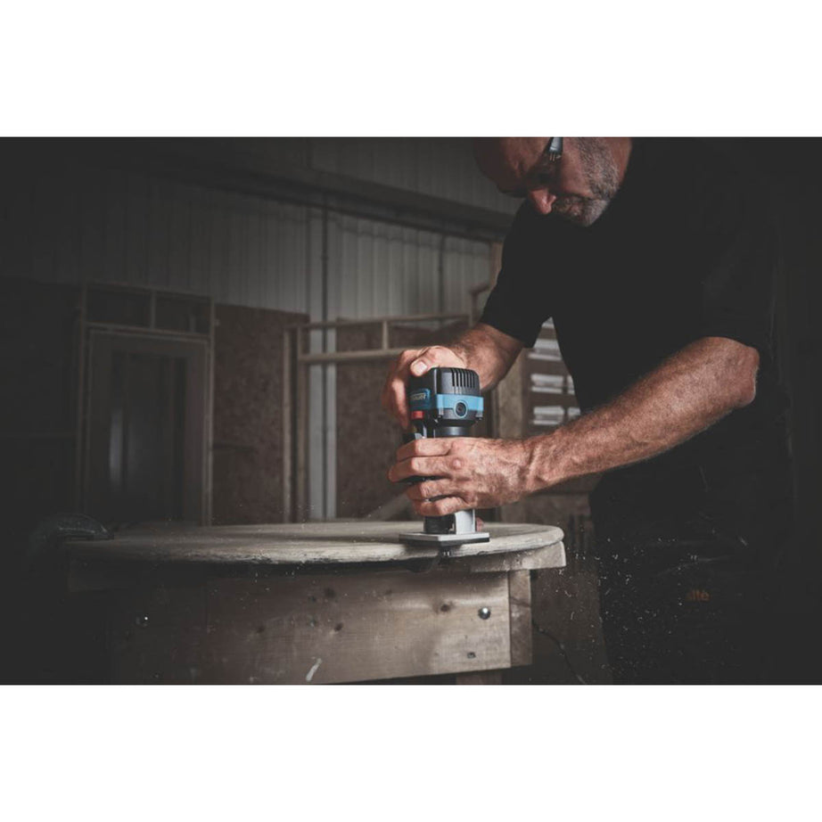 Erbauer Palm Router Electric EPR710 Compact Handheld Woodworking Tool 700W - Image 2