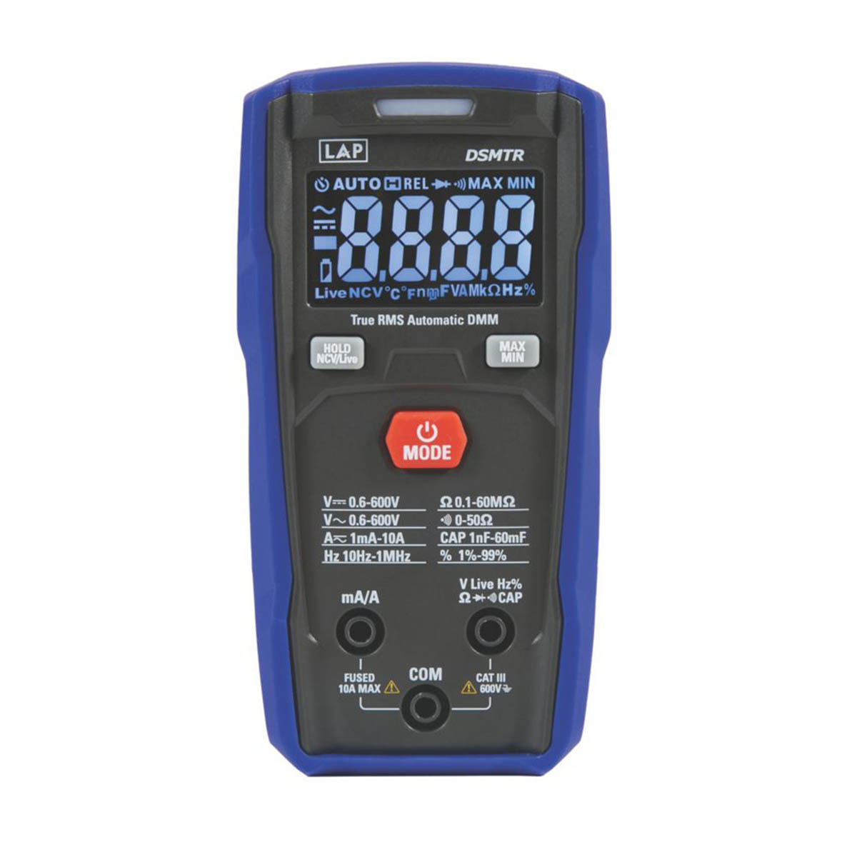 LAP AC/DC True RMS Digital Multimeter 600V - Image 2