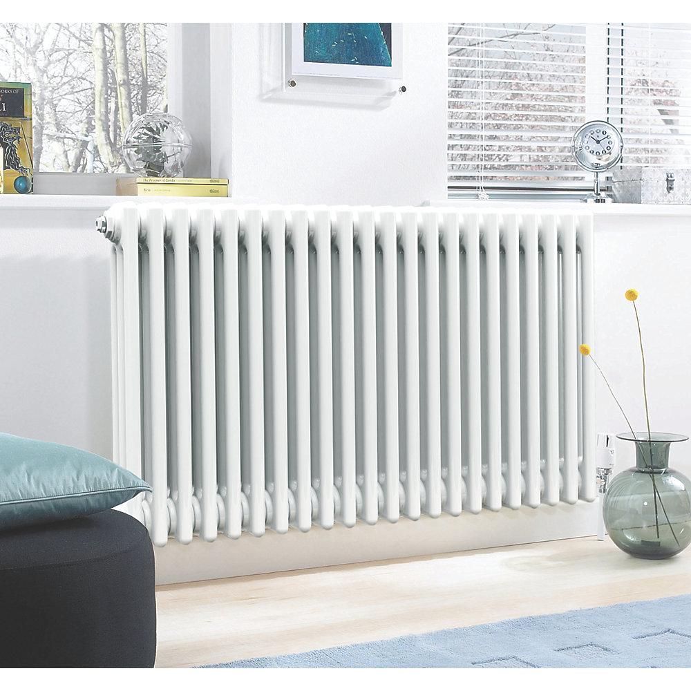Acova Classic 3-Column Horizontal White Radiator Steel 500 x 812mm 2992BTU 877W - Image 2