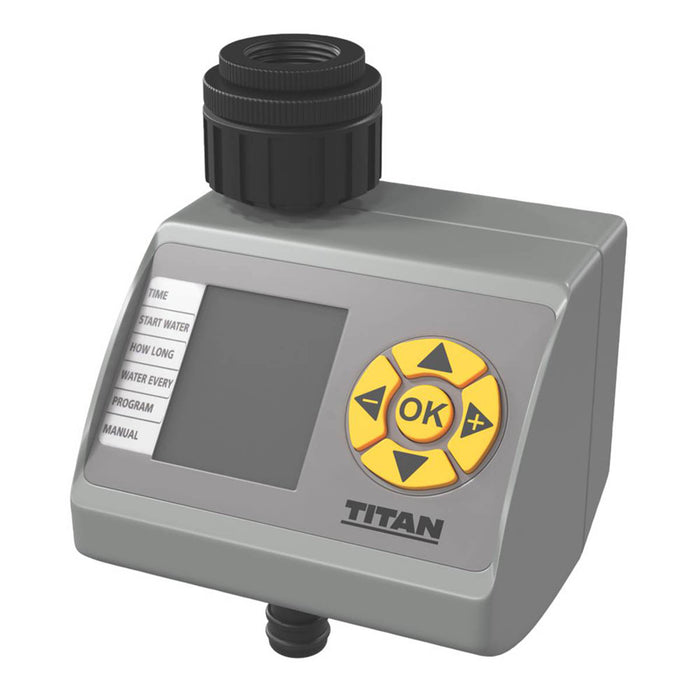 Titan Garden Watering Timer Automatic LCD Display Weekly Programable Irrigation - Image 1