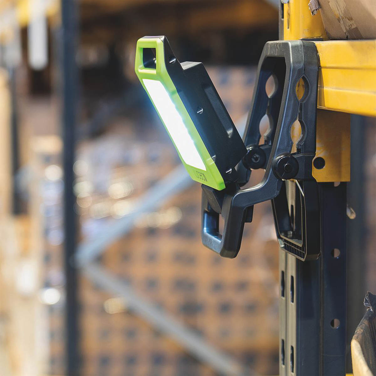 LED Clamp Work Light Rechargeable Durable USB Power-Bank Foldable 1000lm - Image 2