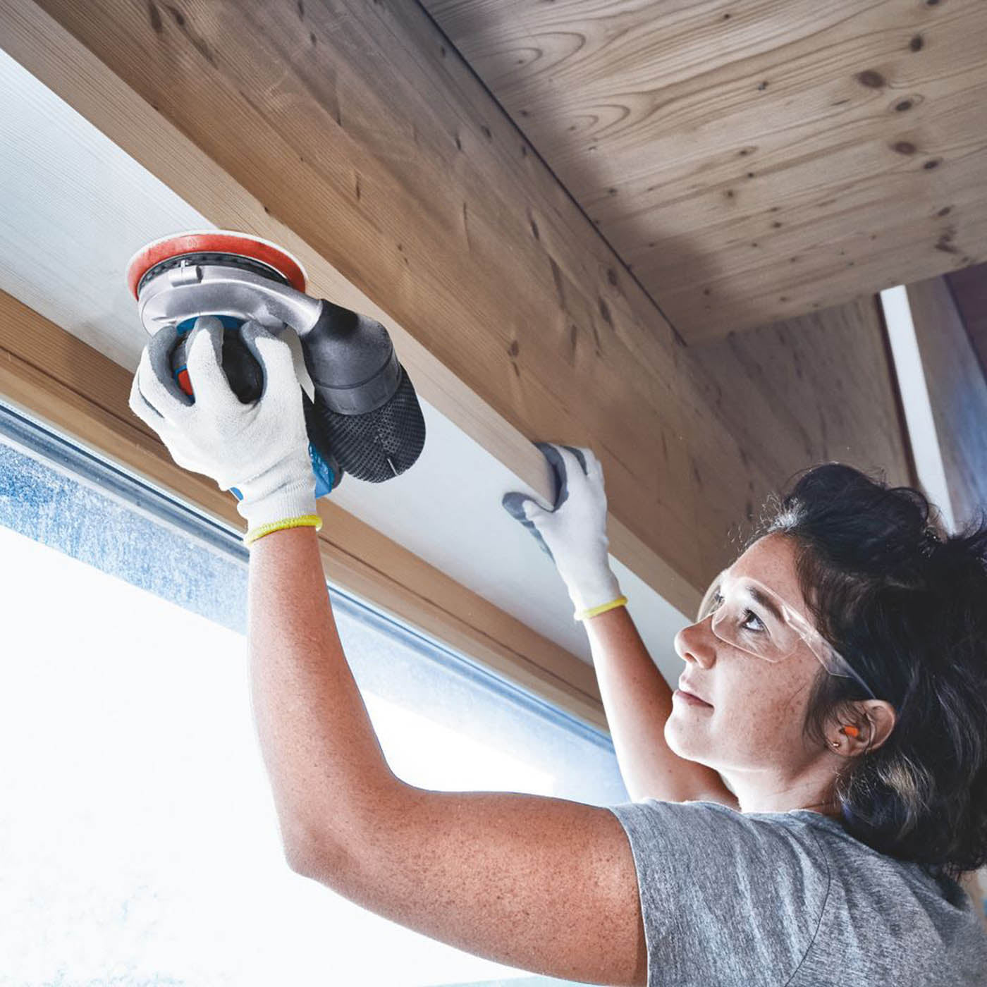 Bosch Random Orbit Sander Cordless GEX 18V-125 125mm 18V Li-Ion - Body Only - Image 4