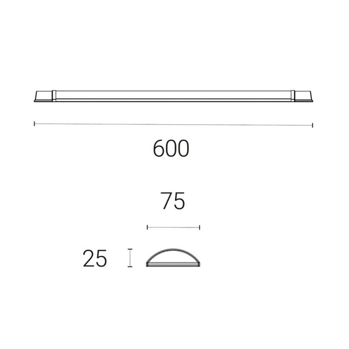 4lite Advantage Twin 2ft LED Battens 14W 1700lm 230V 4 Pack - Image 5