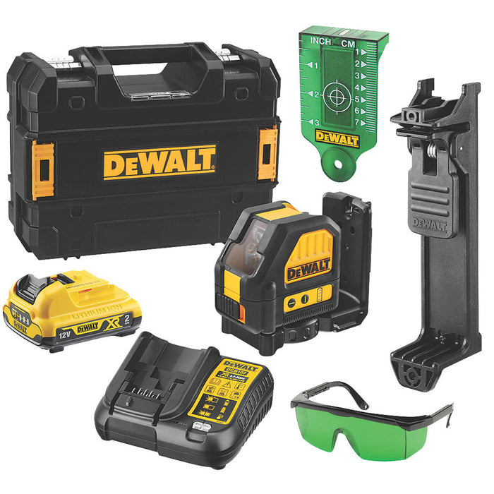 DeWalt Self Levelling Cross Line Laser Level DCE088D1G 12V 2.0Ah Li-ion XR - Image 3