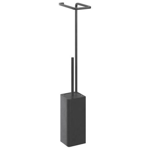 Elland Toilet Brush & Roll Holder Black - Image 1