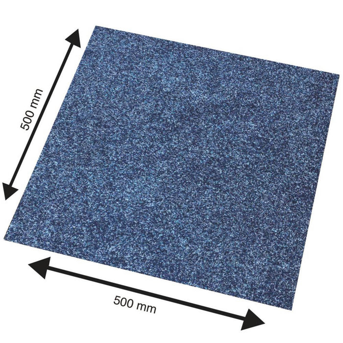 Carpet Tile Cobalt Heavy Duty Indoor Domestic Commercial Flooring Pack Of 20 - Image 3