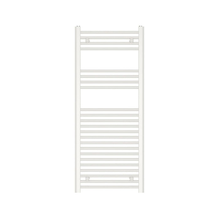 Towel Radiator Rail Gloss White Flat Bathroom Ladder Warmer 532W H1200xW500mm - Image 2