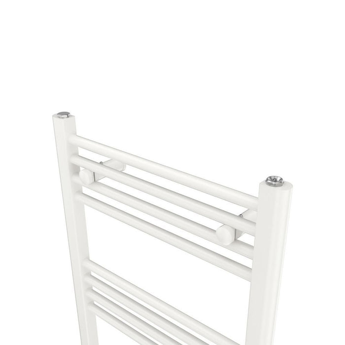 Towel Radiator Rail Gloss White Flat Bathroom Ladder Warmer 532W H1200xW500mm - Image 3