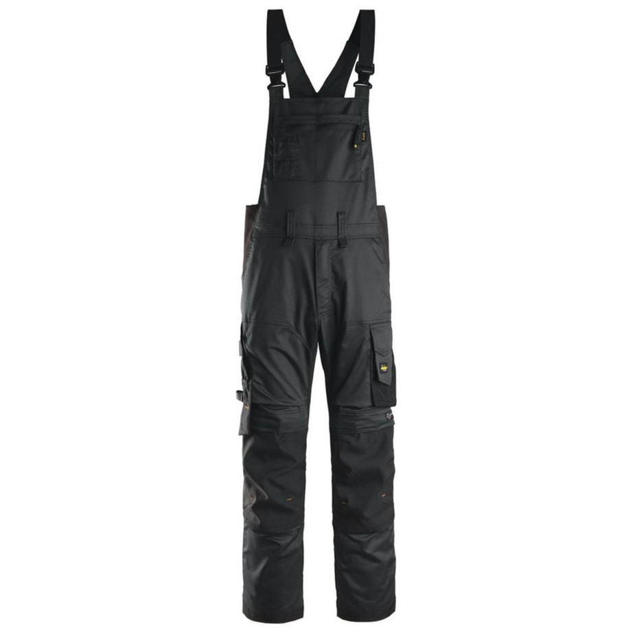 Snickers Work Overalls Mens Black Bib And Brace Coverall Medium/Large 38"W 32"L - Image 1