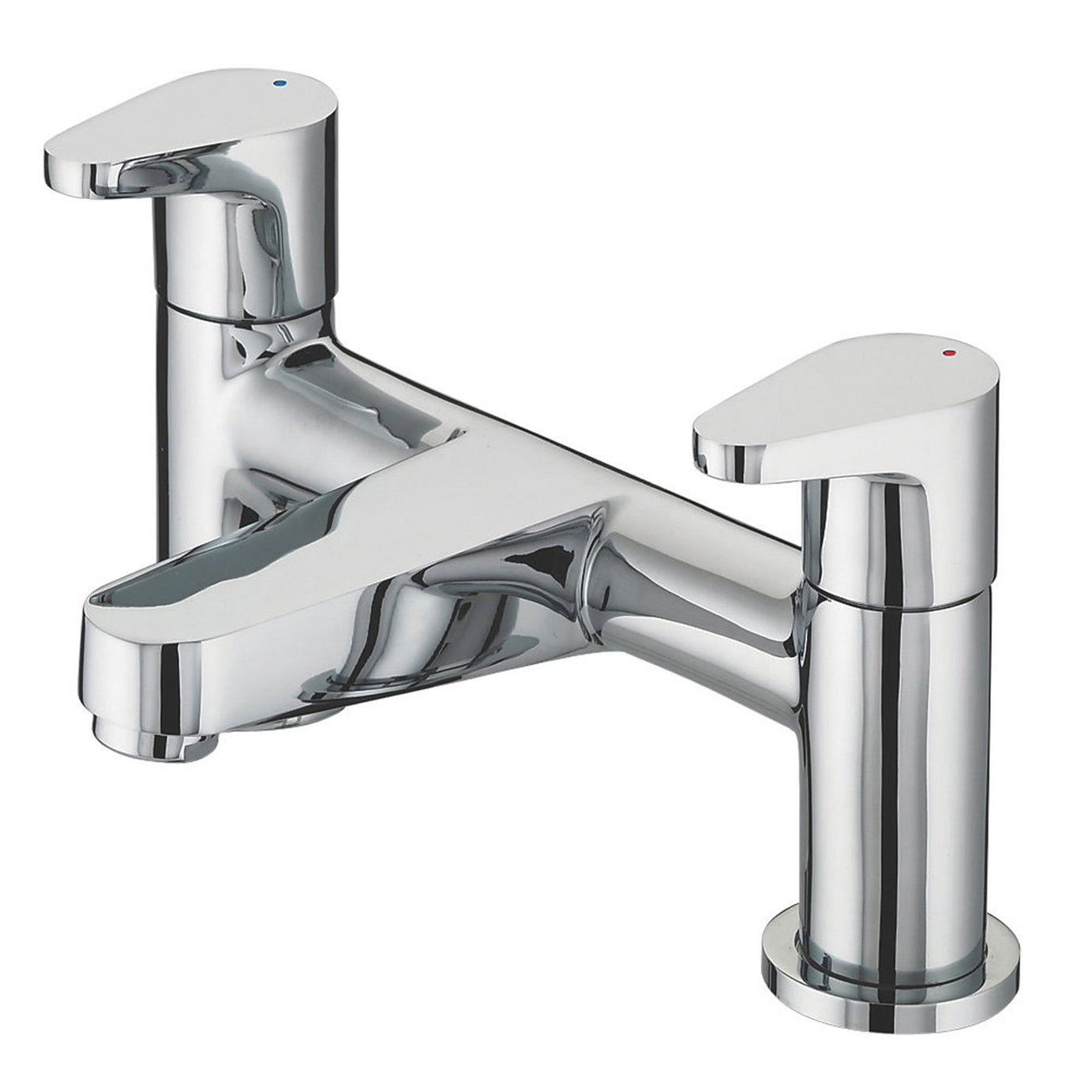 Bristan BAth Filler Tap Quest Contemporary Design Chrome Ceramic Disc - Image 1