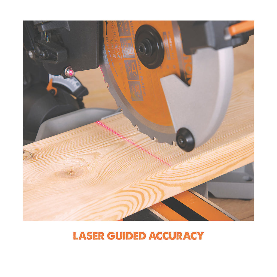 Evolution  Mitre Saw Electric R210SMS Single Bevel 210mm Sliding 1500W 110V - Image 6