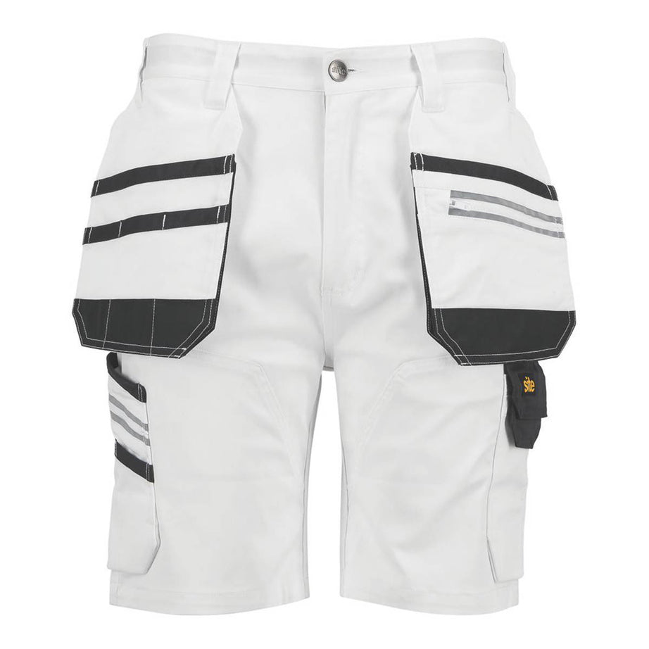Site Kirksey Shorts White/Grey 32" W - Image 1