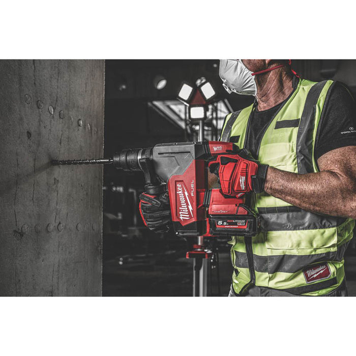 Milwaukee Hammer Drill Cordless M18ONEFHPX-552X SDS Plus Brushless 18V Body Only - Image 4