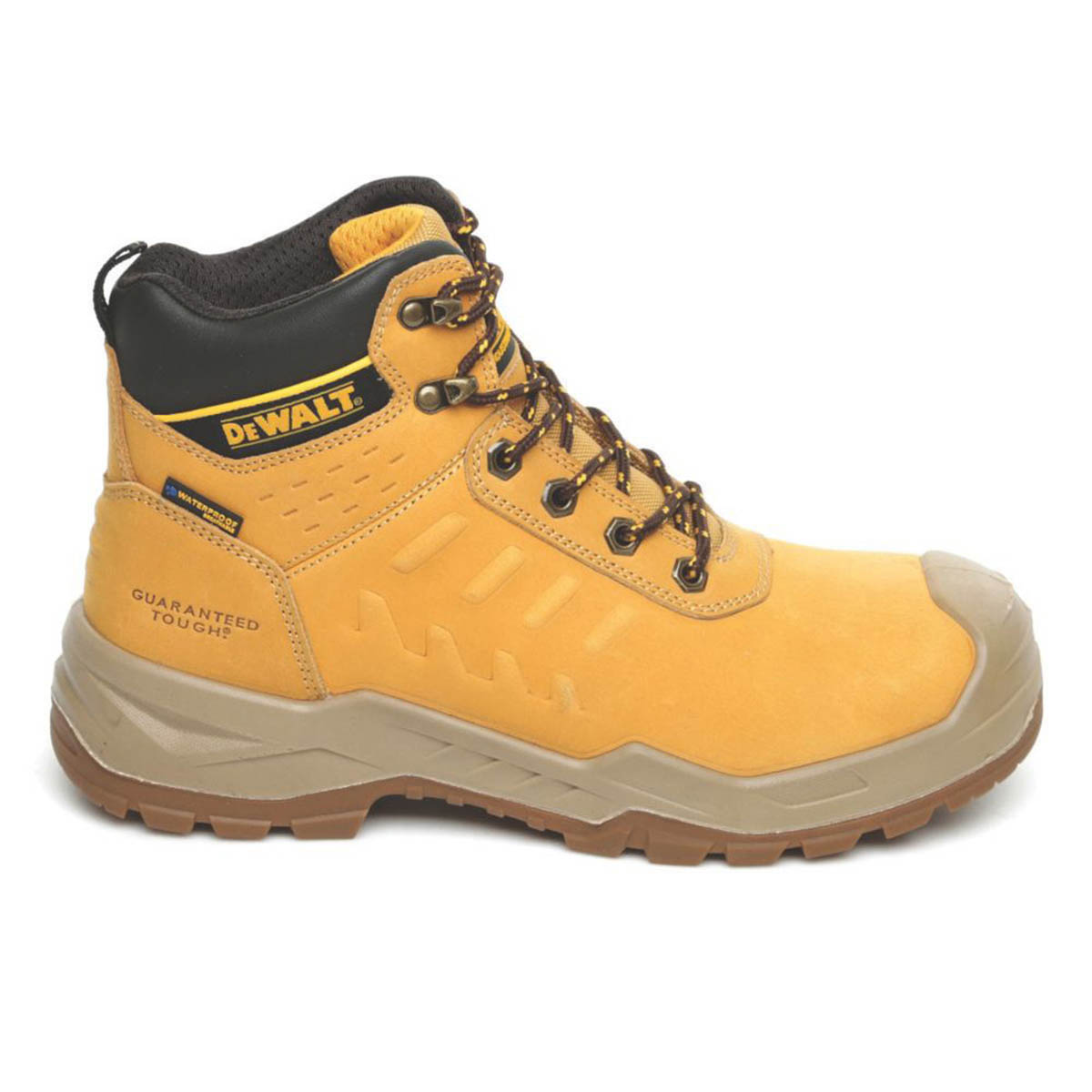 DeWalt Safety Boots Mens Standard Fit Leather Waterproof Steel Toe Cap Size 7 - Image 2