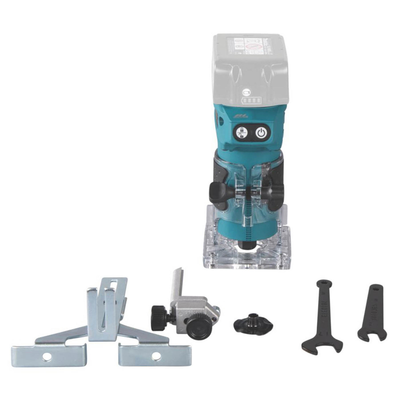 Makita Router / Trimmer DRT52 18V Li-Ion LXT 1/4" Brushless Body Only - Image 1