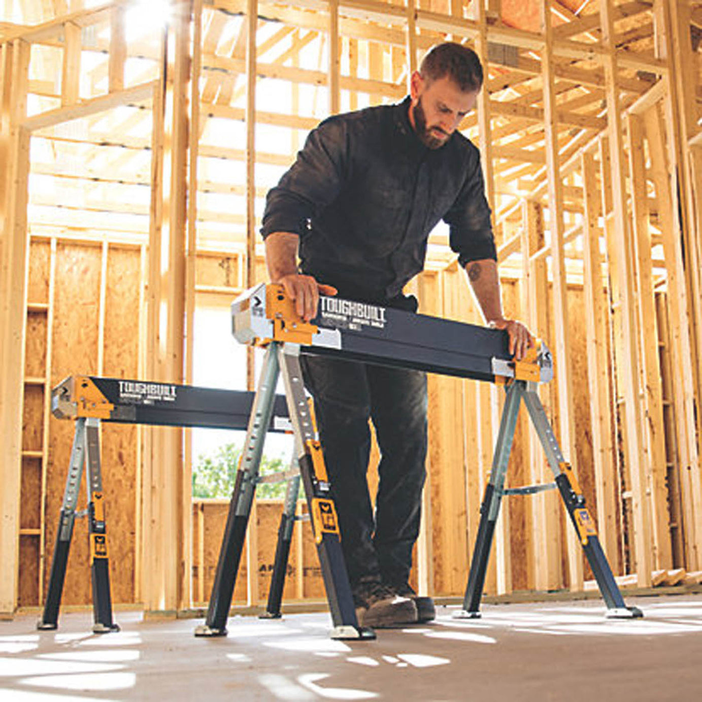 Toughbuilt TB-C700-2 Sawhorse 900mm Pair - Image 8