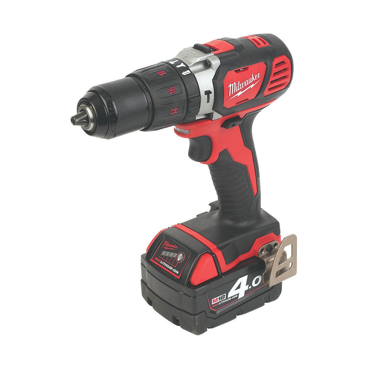 Milwaukee Power Tool Kit Cordless 18V 2x4.0Ah Li-Ion M18BPP4C-402B Set Of 4 - Image 2