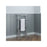 Bathroom Radiator Chrome 3 Column Heater With Rail Steel 323W (H)95.2x(W)47.9cm - Image 2