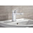 Basin Mixer Tap Mono Clicker Waste Bathroom Chrome Ceramic Discs Contemporary - Image 2