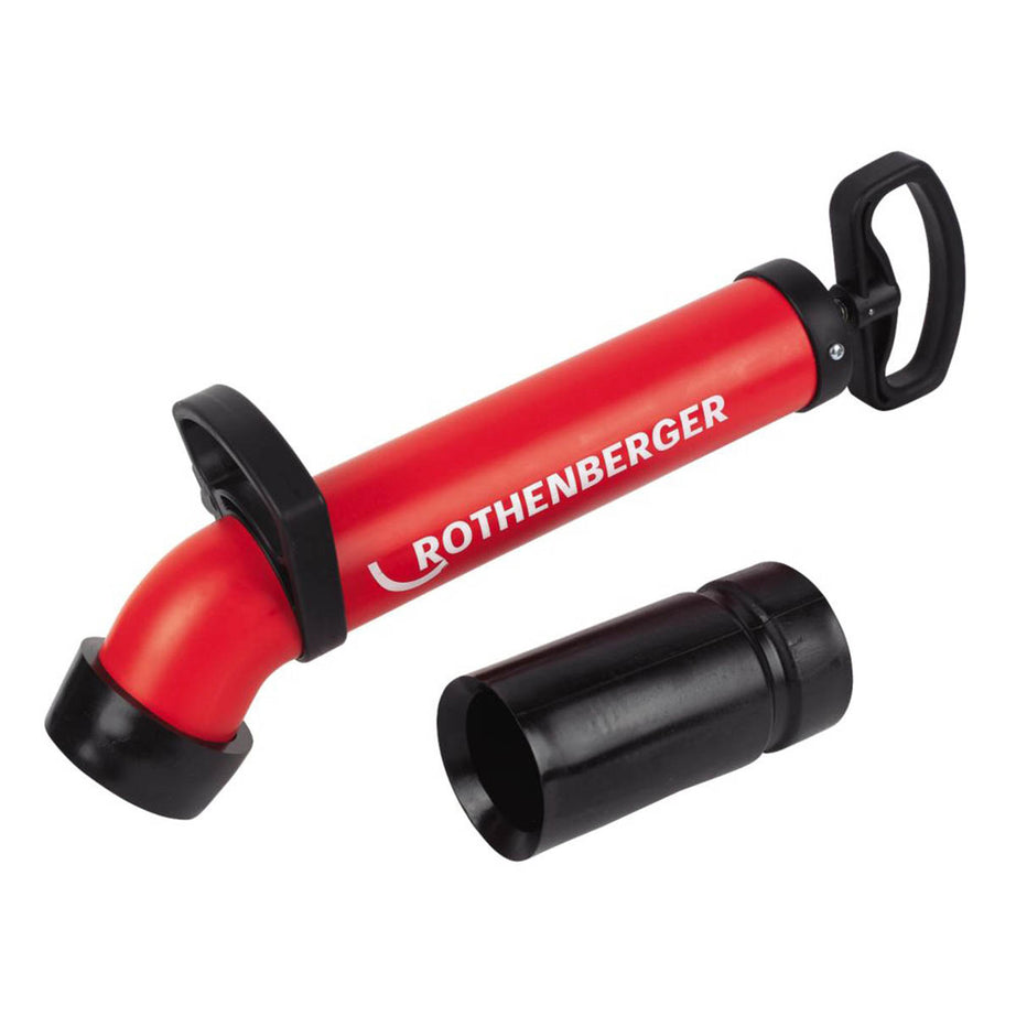 Rothenberger Drain Force Pump Professional Blockage Clearing Bath Sink WC 200mm - Image 1