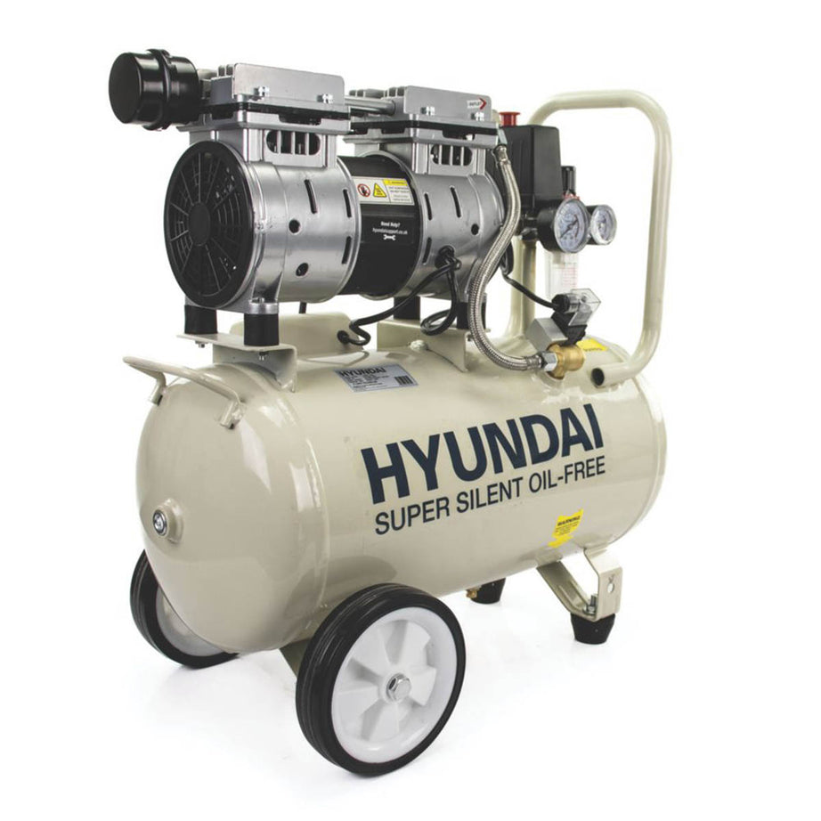 Hyundai Air Compressor Brushless Electric HY7524 24Ltr Low Noise Compact 230V - Image 2