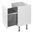 Kitchen Pull Out Bin Under Counter Anthracite Waste Recycling Base Mounted 92Ltr - Image 3