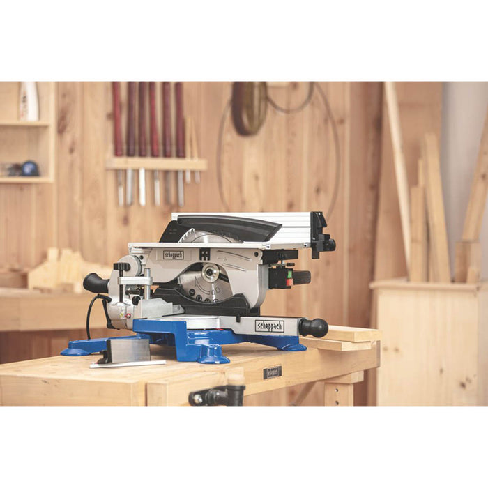 Scheppach Table Mitre Saw Combination Electric HM100T 254mm Blade 1800W - Image 3