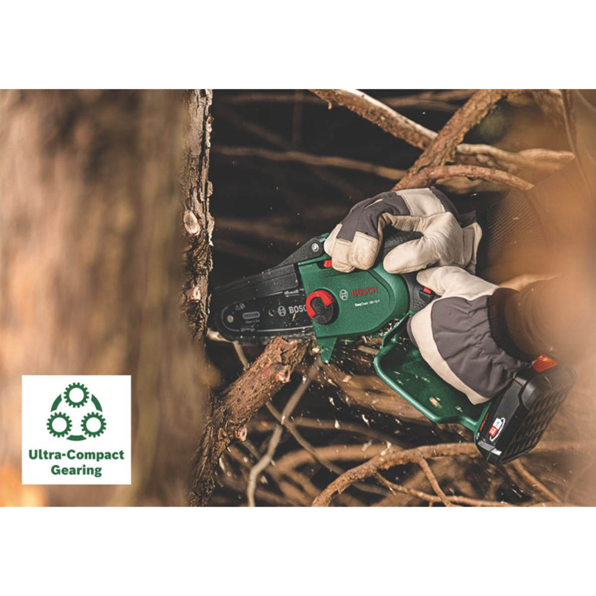 Bosch Mini Chainsaw EasyChain 18V-15-7 Cordless Compact Li-Ion 15cm Body Only - Image 5