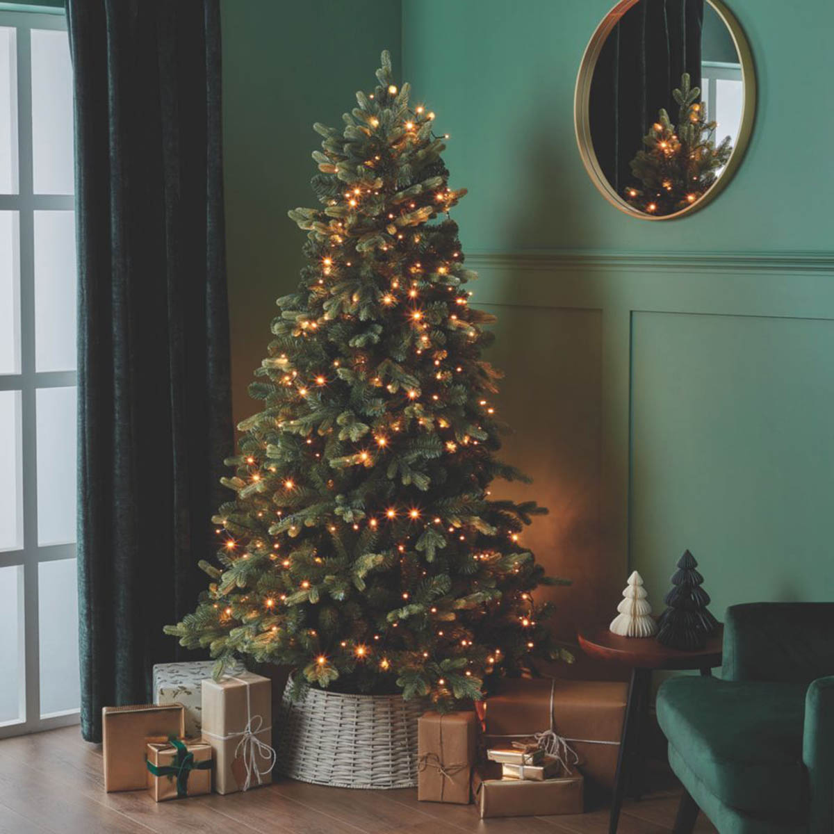 LED String Christmas Lights 1000 Warm White Indoor Outdoor Home Tree Decor - Image 4