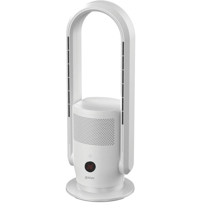 Blyss Tower Fan Cooler Heater Purifier 3 in 1 Desk 9 Speed Remote Electric 70cm - Image 1