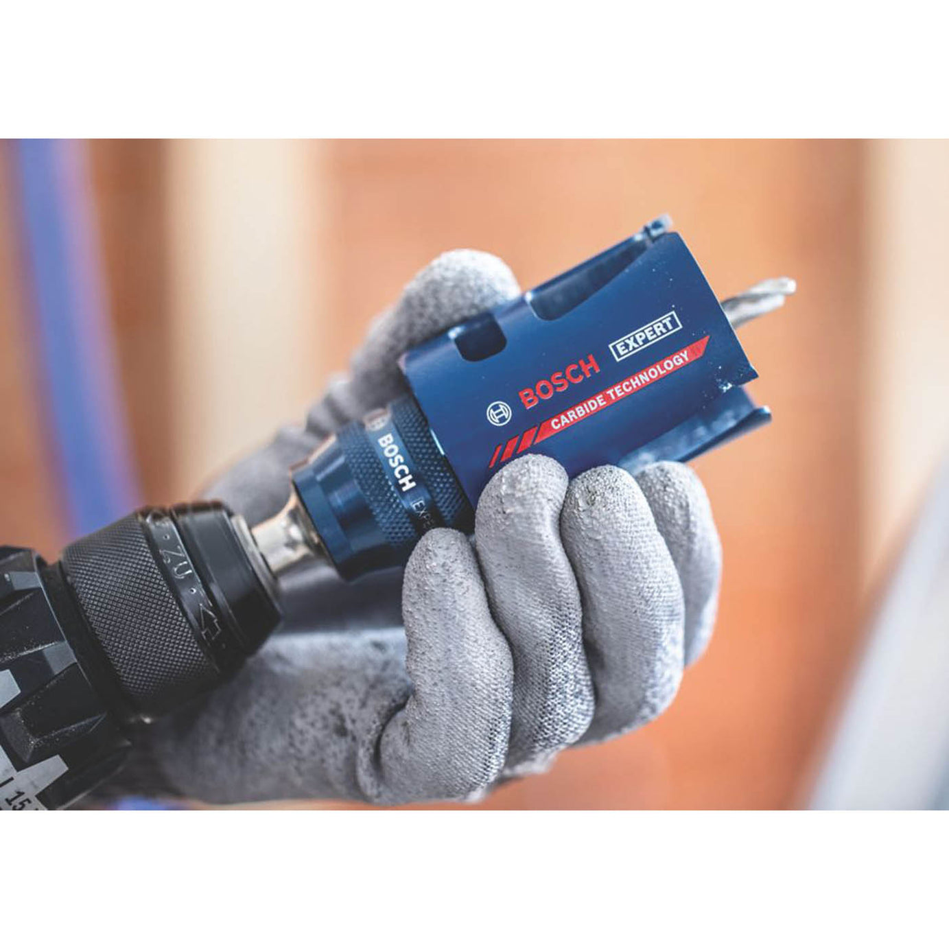 Bosch Holesaw 68mm Expert Multi Material Softwood Chipboard Brick Fibre Plastics - Image 4