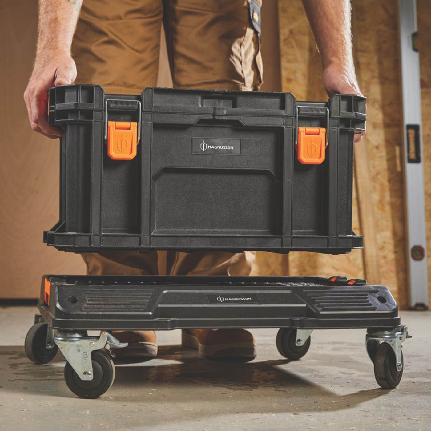 Magnusson Dolly Trolley Compact Lightweight 4 Swivel Castors Durable 100kg - Image 4