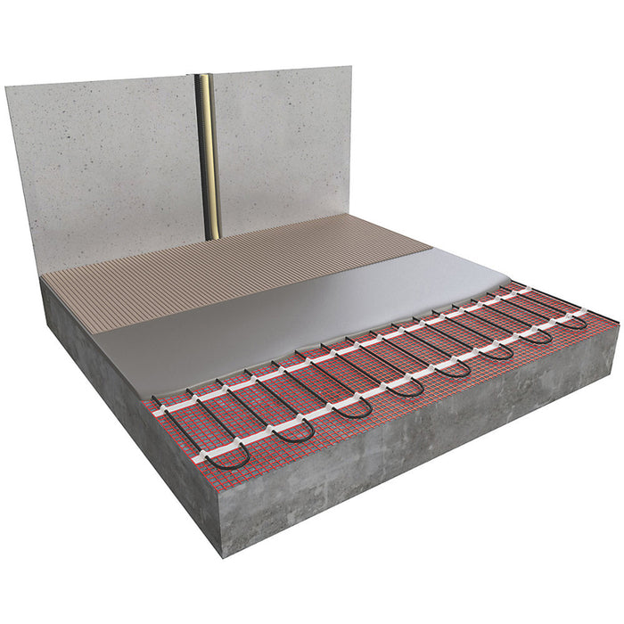 Electric Underfloor Heating Mat Warming For Tile Stone Ceramic Self Adhesive 7m² - Image 6