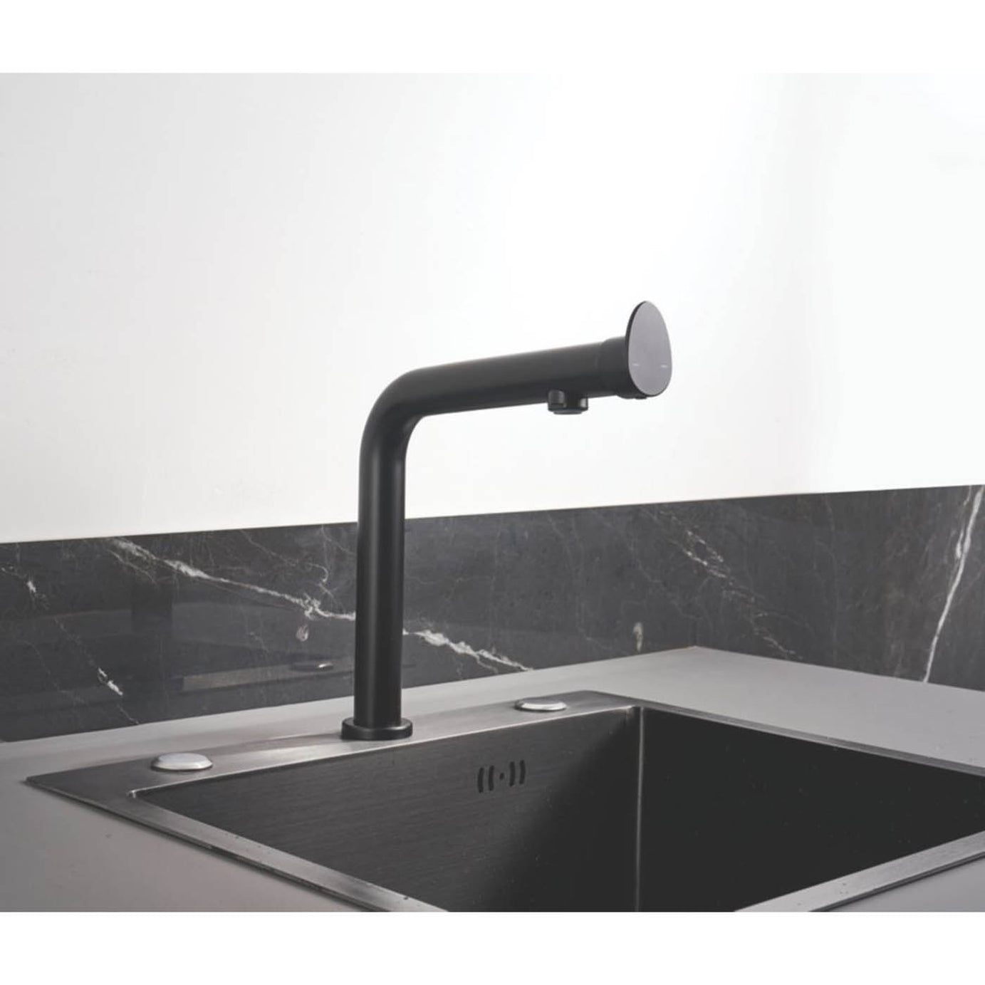 Cascabel Mono Mixer Tap Matt Black - Image 2