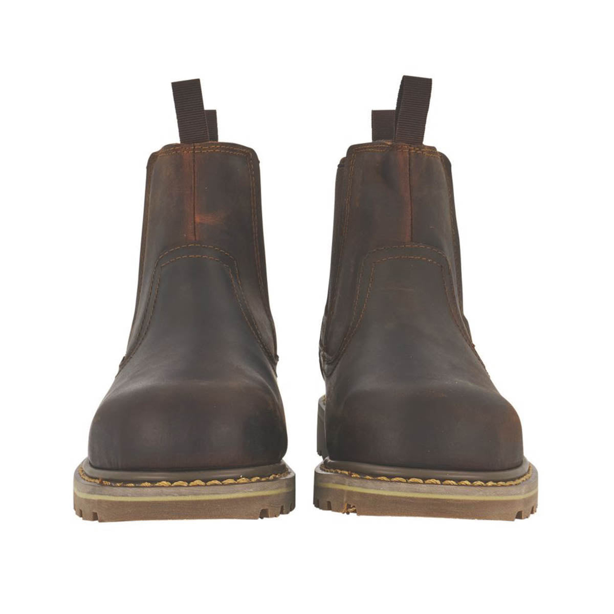 Site Safety Dealer Boots Womens Standard Fit Brown Leather Steel Toe Size 4 - Image 3