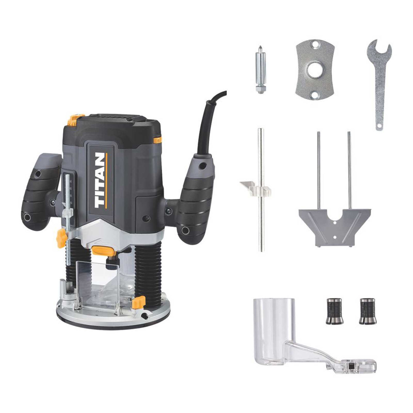 Titan TTB1337ROU 1200W 6mm & 8mm  Electric Router 220-240V - Image 2