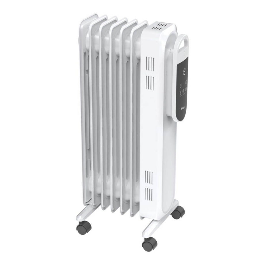 Blyss Oil-Filled Radiator Electric1500W Portable  White 3 Heat Settings - Image 1