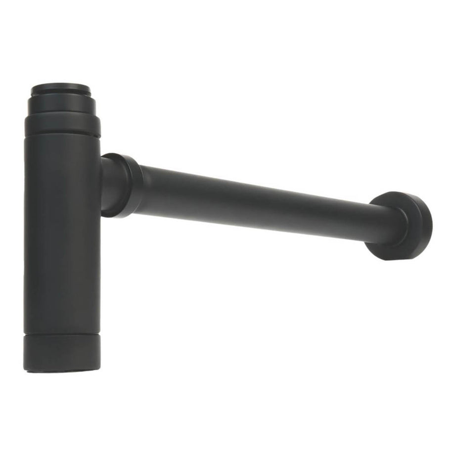 Flomasta  Bottle Trap Matt Black 32mm - Image 1