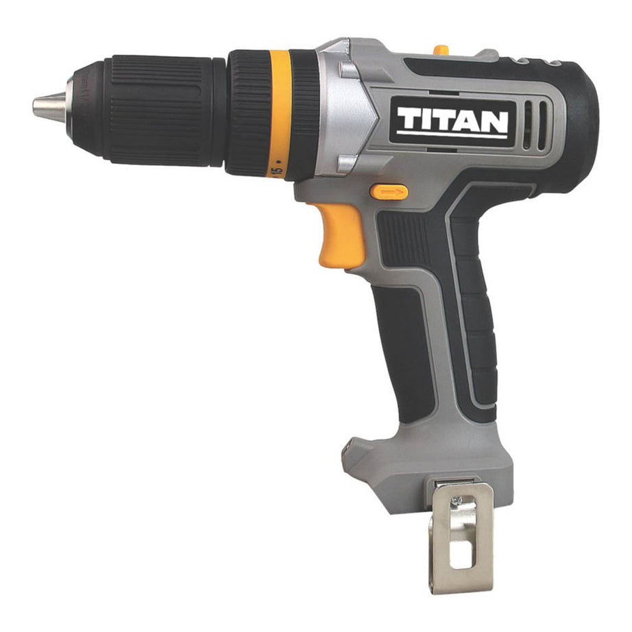 Titan Combi Drill Cordless 18V Li-Ion TTI884COM Soft Grip Compact Body Only - Image 4