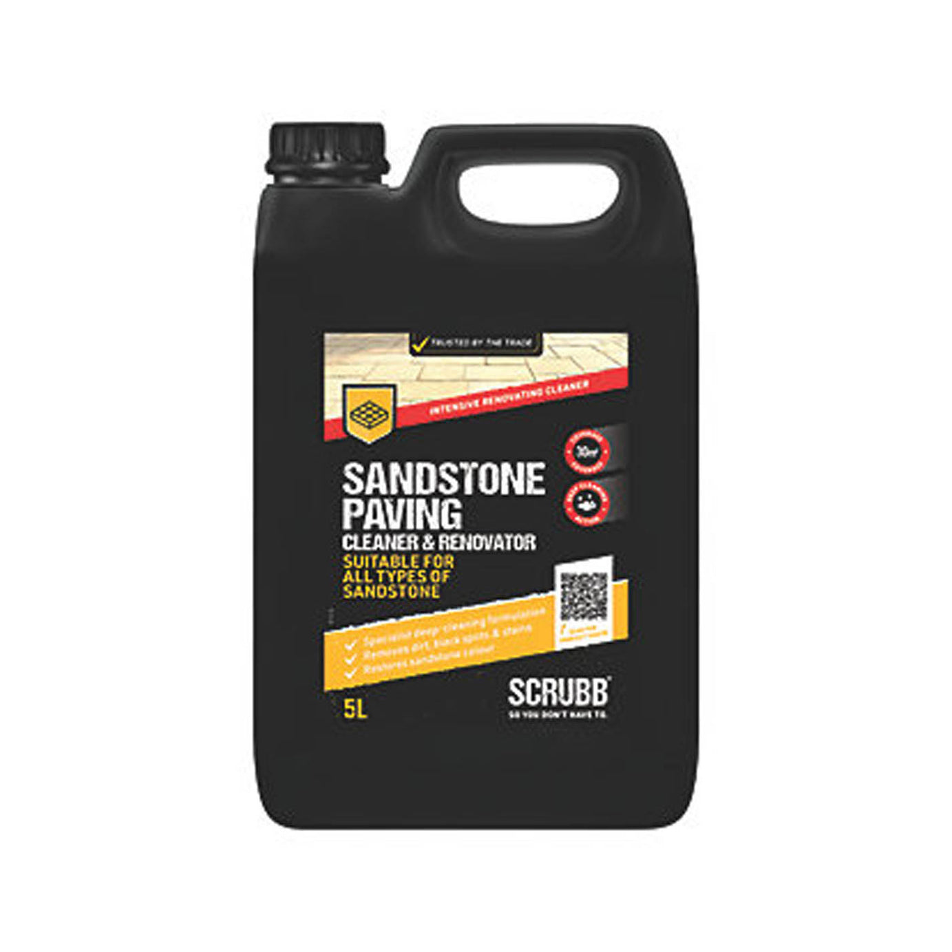 Scrubb   Sandstone Paving Cleaner 5Ltr - Image 1