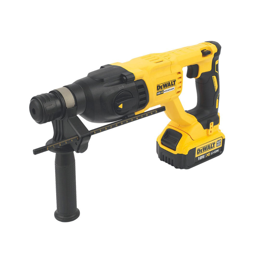 DeWalt SDS Plus Drill Cordless 18V 2x4.0Ah Li-Ion DCH033 Brushless Heavy Duty - Image 1