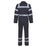 Boilersuit Mens Navy Reflective Tape Trim Coverall Overall 40"Chest 31"L Size S - Image 2