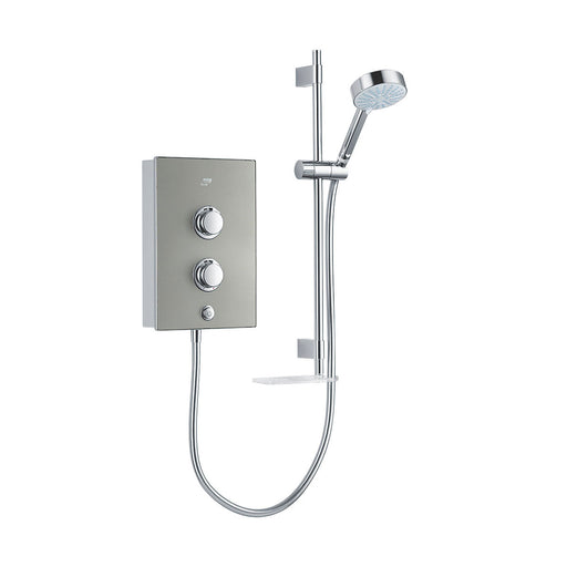 Mira Electric Shower Manual Round Head Silver For Cold Mains Water 8.5 kW - Image 1