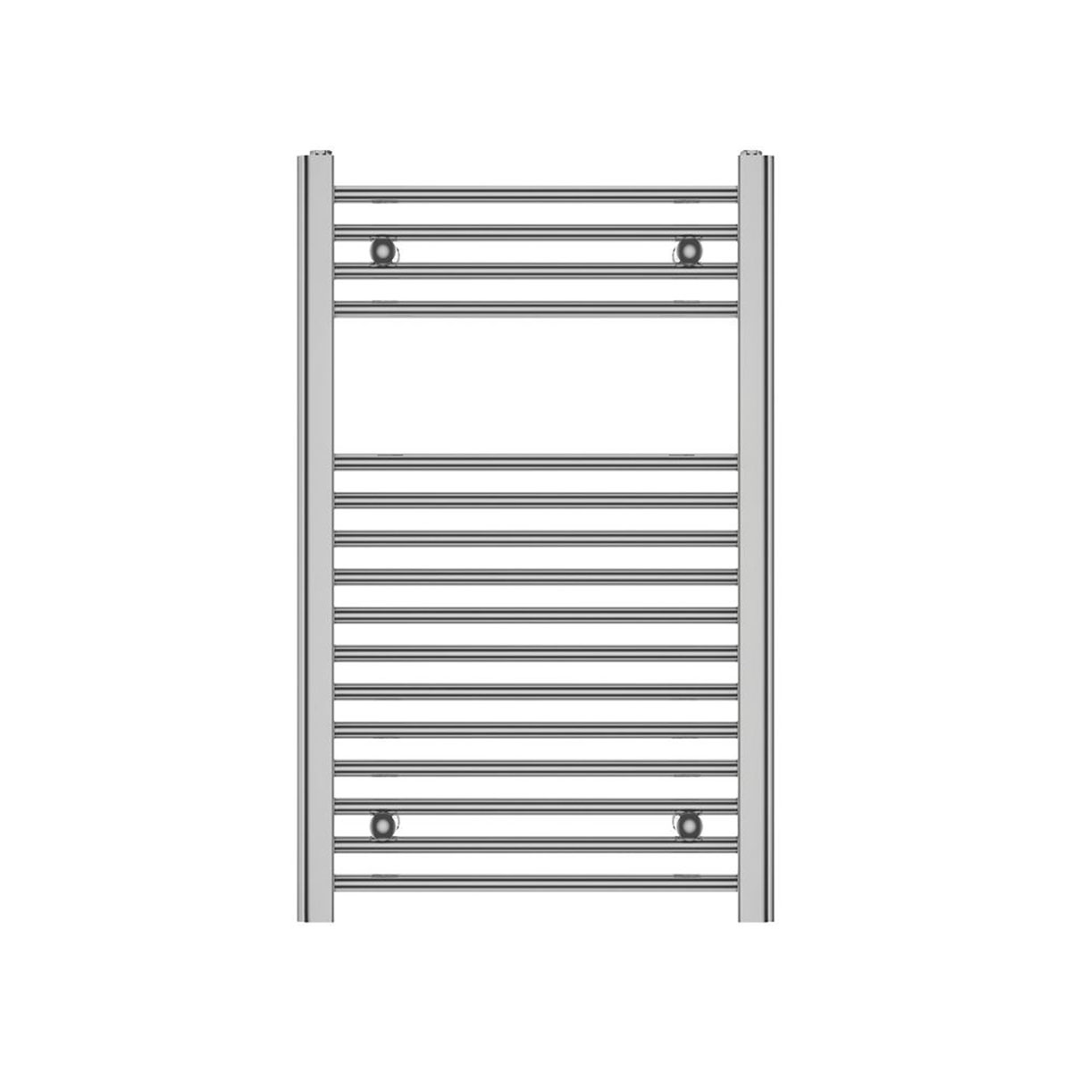 Towel Radiator Rail Gloss Chrome Bathroom Ladder Warmer Steel 271W H800xW500mm - Image 1