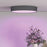 Smart LED Ceiling Light Dimmable Colour Changing 1800lm Round Black 30 cm 16W - Image 2