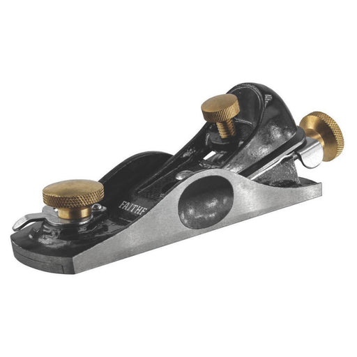 Block Plane 60 1/2 Woodworking Tool Cutter 1.4" Cast Iron Body Manual - Image 1
